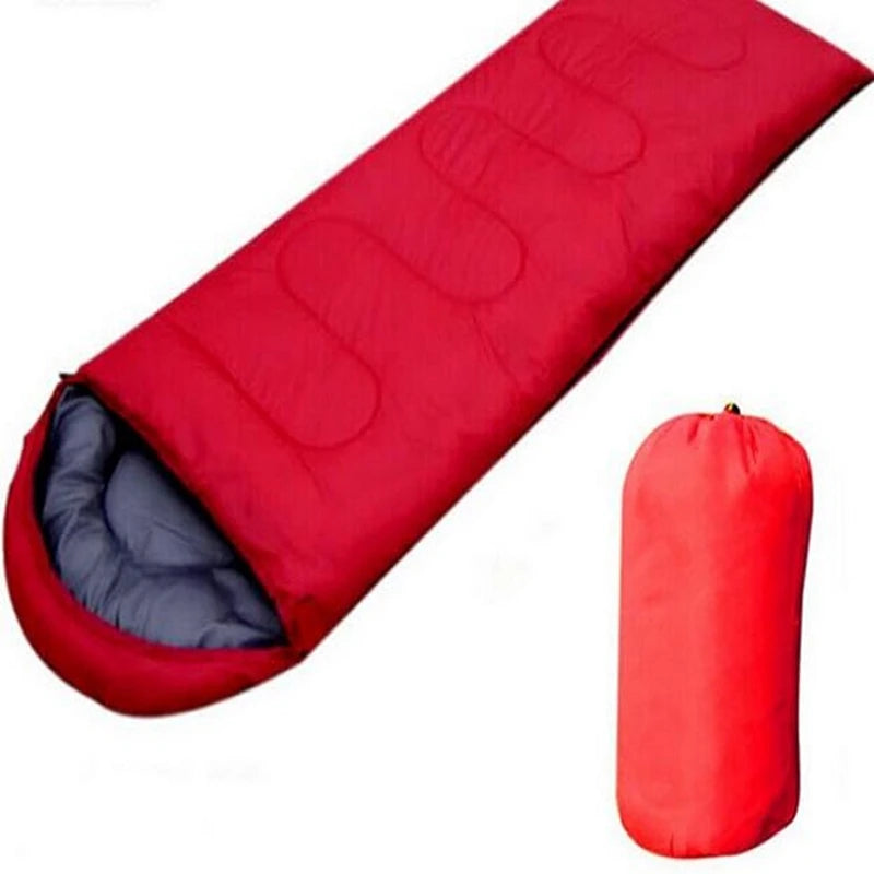 Outdoor Camping Envelope Sleeping Bag 750g Cotton Summer Camping Sleeping Bag