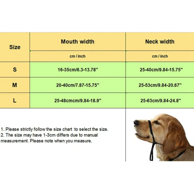 Dog Head Harness Collar Adjustable Muzzle Pet Dog Halter Leader Belt Collar No Pull Bite Straps Training Leash Leader