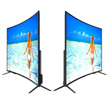 Large size Curved lcd monitor screen 4K LED wifi TV 60'' 65'' inch Smart TV Android system multi langauges Television TV