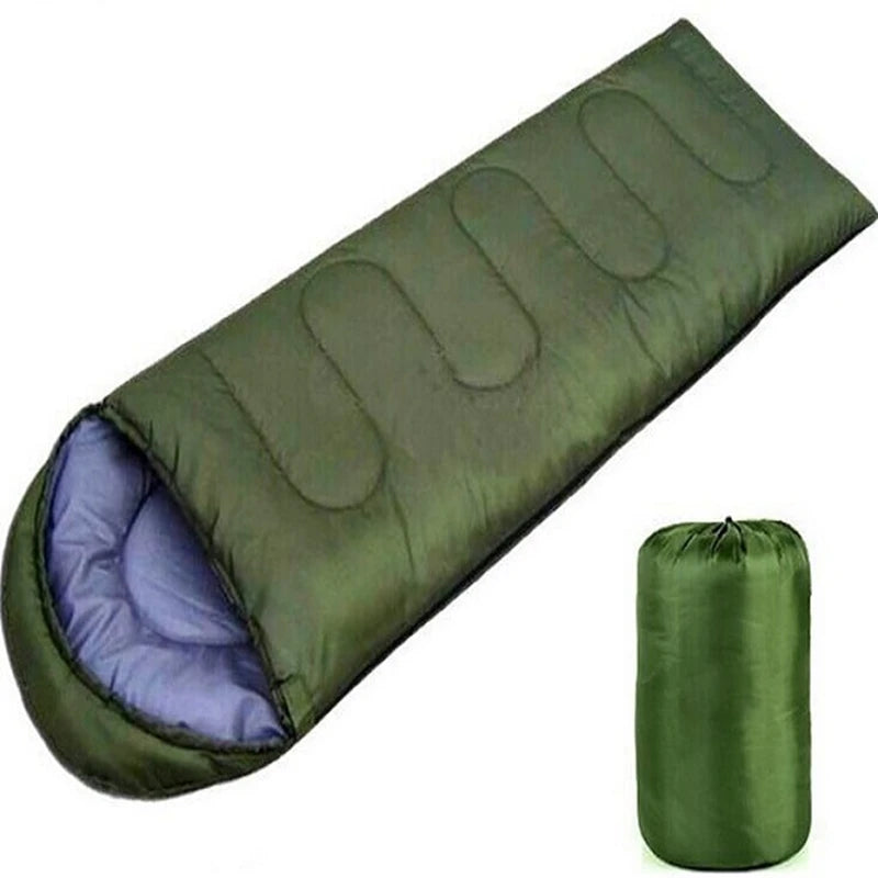 Outdoor Camping Envelope Sleeping Bag 750g Cotton Summer Camping Sleeping Bag