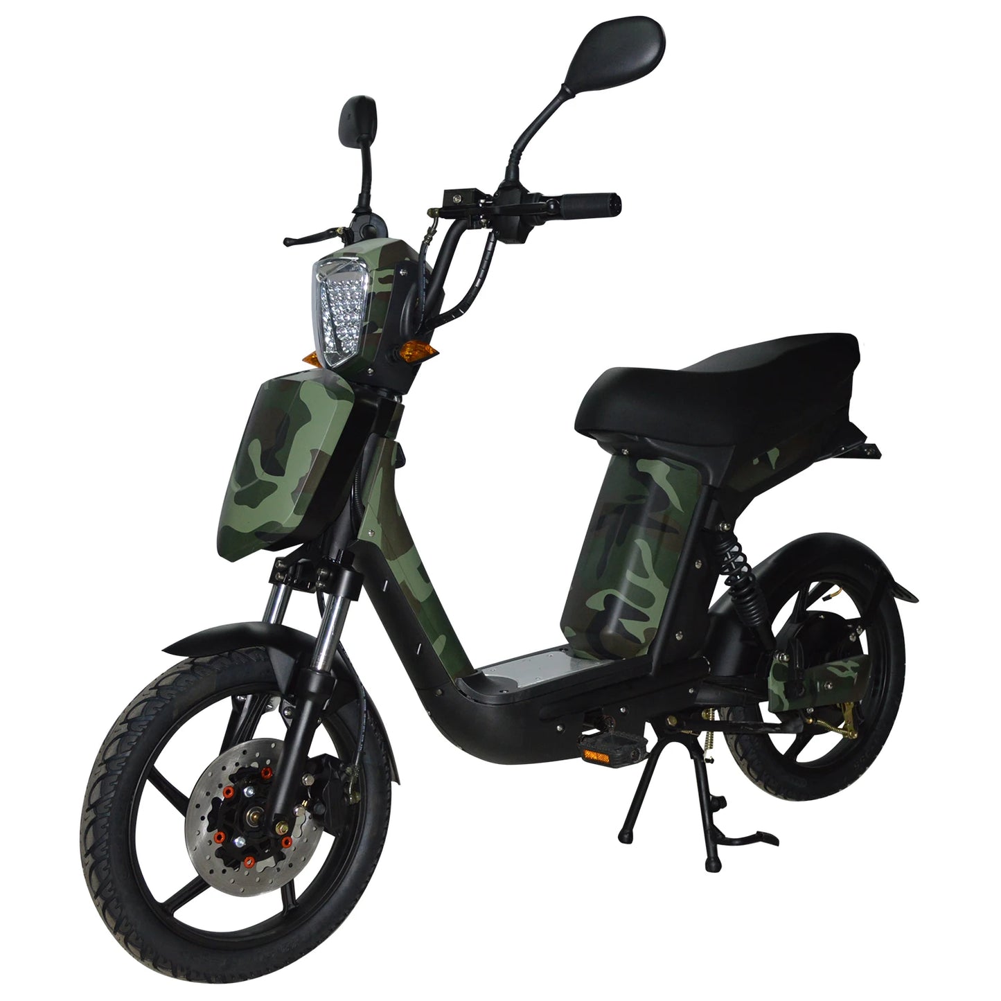 High speed EEC electric motorcycle for adult 48V 20Ah lead-acid battery scooter with pedals disc brake  bike