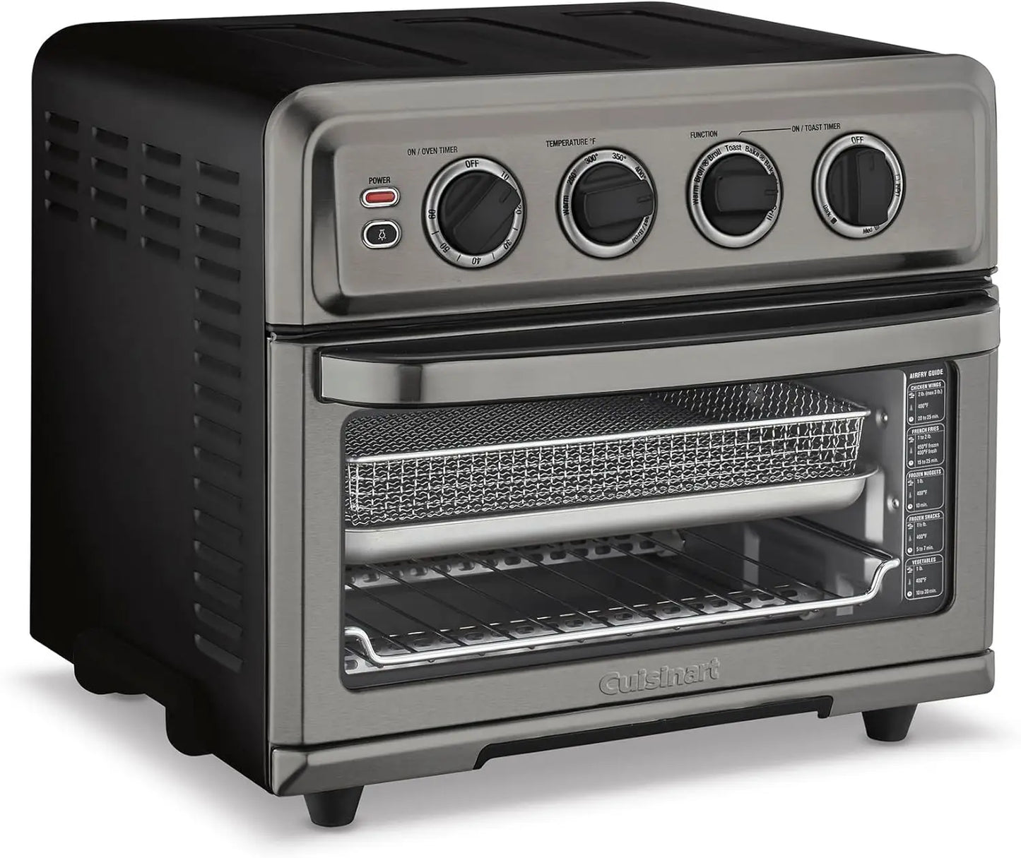 TOA-70BKS AirFryer Oven with Grill,Black