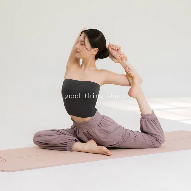 Slim Fit Slimming Loose Track Pants Women's High Waist Ankle-Tied Running Breathable Pants Elastic Yoga Pants