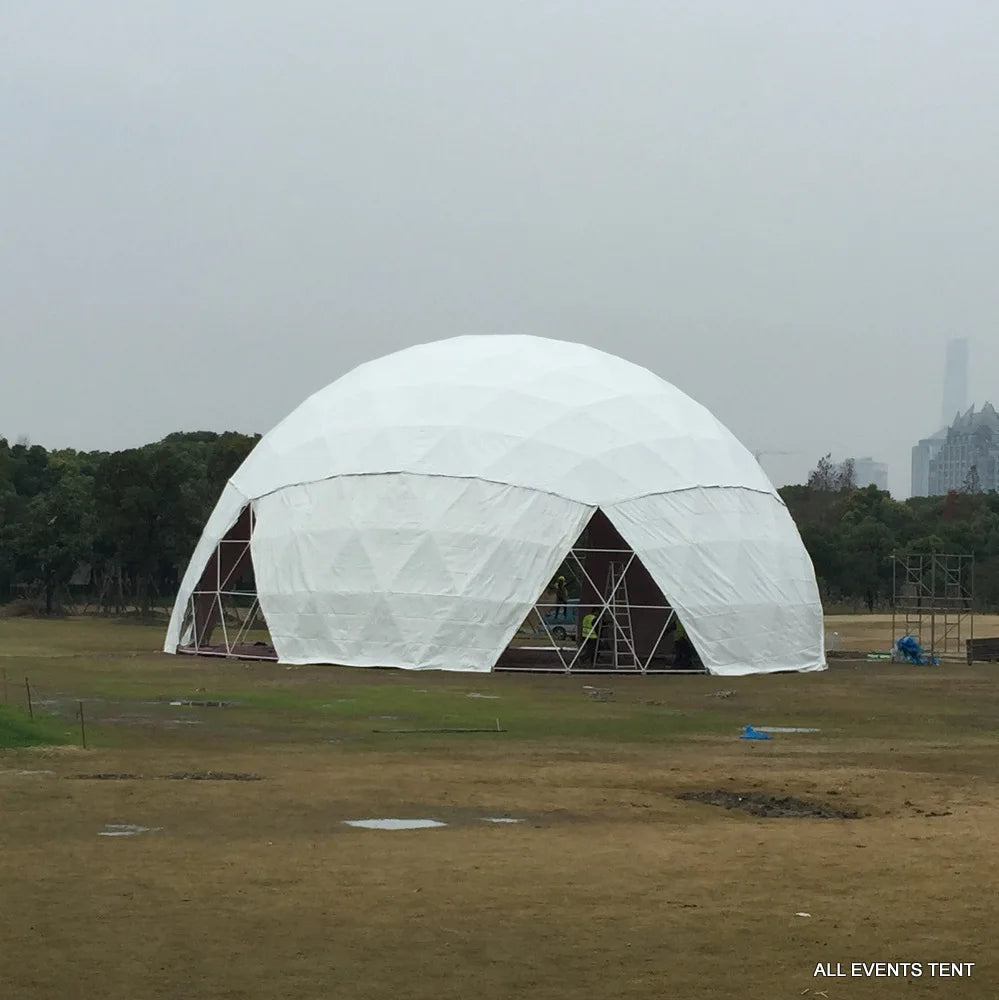 Customized Outdoor Glamping Greenhouse Geodesic Dome House ,Geodesic Dome Tent