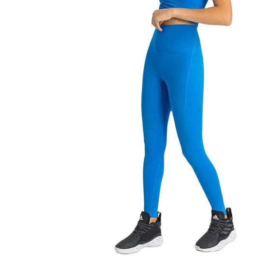 Lady Sports High Waist Tight Pants, Yoga Pants, Fitness Running Training, Outdoor Leisure, High Elasticity  Breathable With Logo