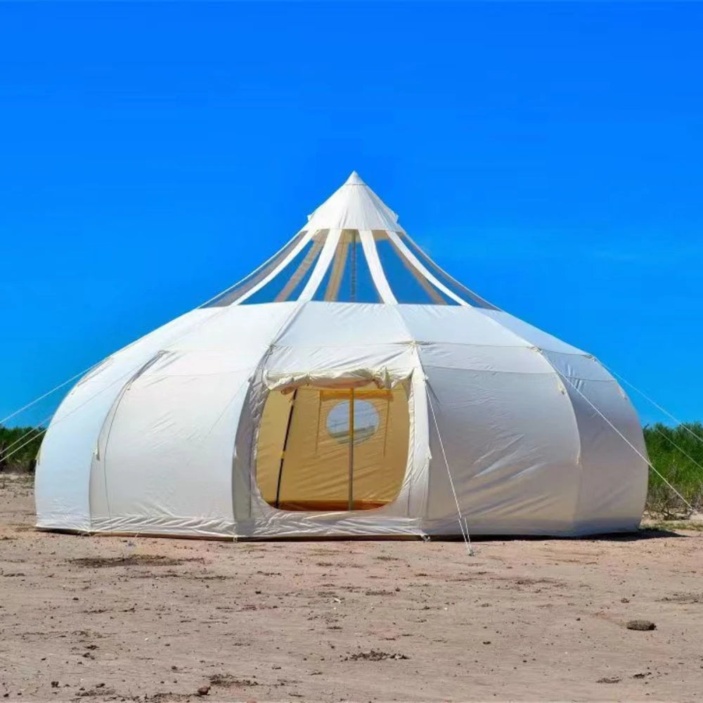 outdoor cheap light luxury yurt house glamping tent luxury family living tent