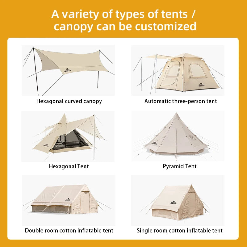 Air Pole Inflatable Glamping Multi Persons Large Outdoor Inflatable Camping Tent Gazebo  3f Ul Gear