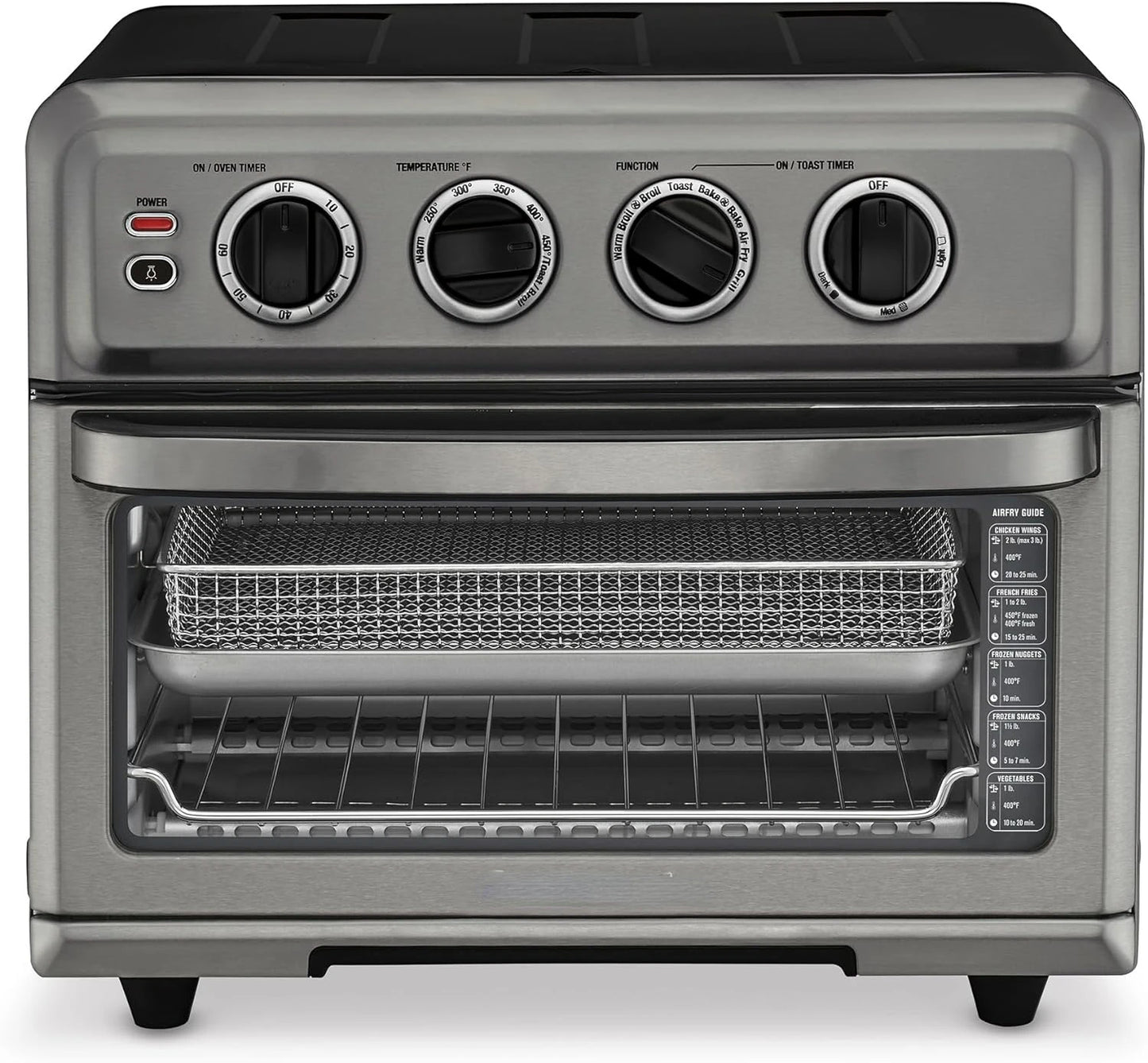 TOA-70BKS AirFryer Oven with Grill,Black