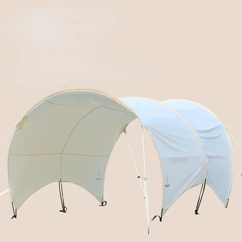 Glamping Luxury 3 4 5 6 Person Camping Car Tent Outdoor Self Driving Tarp Rainproof Family Oxford Canopy Team Awning BBQ Pergola