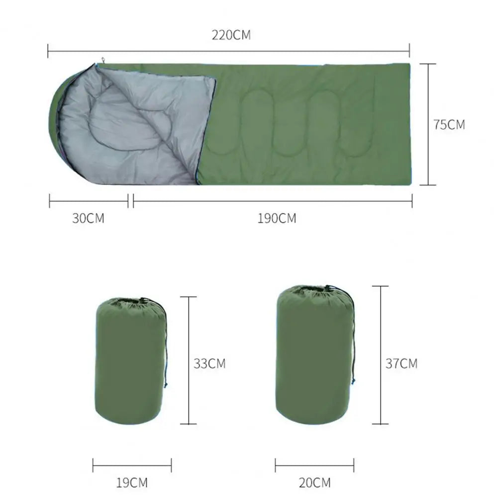 Envelope Sleeping Bag Lightweight Outdoor Sleeping Bag Compact Camping Sleeping Bag Winter Sleeping Bag Hiking Sleeping Bag