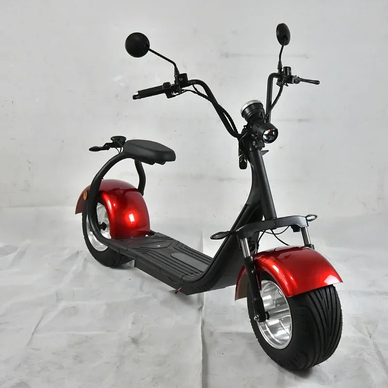 electric motorcycle wide wheel motorized bike Electric scooter