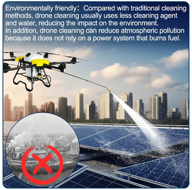 Joyance professional Factory Wholesale drone camera gimbals window cleaning drone windows of building Cleaning Effective