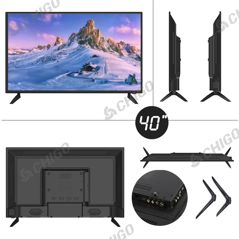 TV Factory Wholesale Hot Sell Android Tv Led 2k Smart Tv 40 Inch