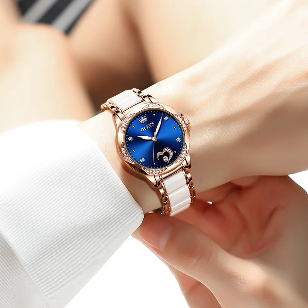 Luxury Brand Automatic Mechanical Wrist Watch For Women Elegante Waterproof Ladies Relogios Feminino Reloj Mujer Montre Femme