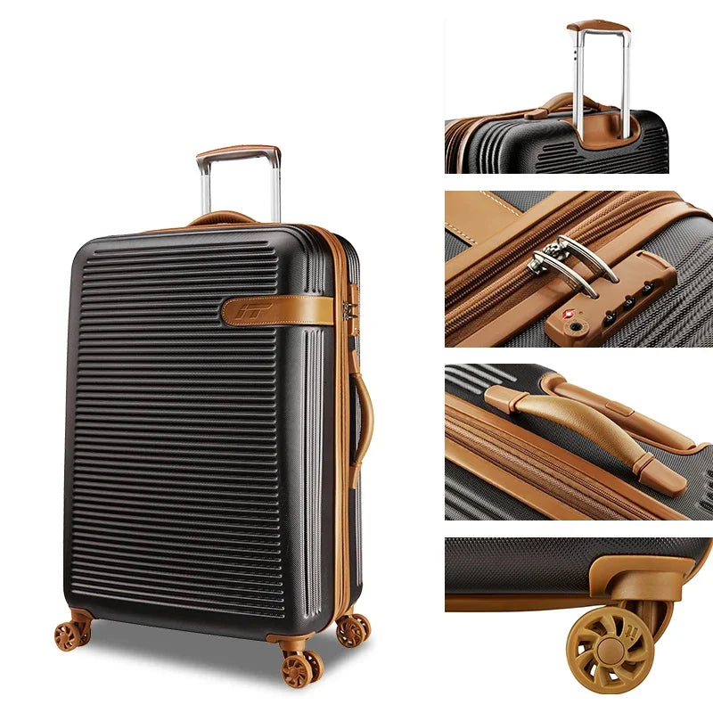 British brand rolling luggage new 19/25/29 inch trolley bag scratch-resistant suitcase wear-resistant boarding fashion suitcase