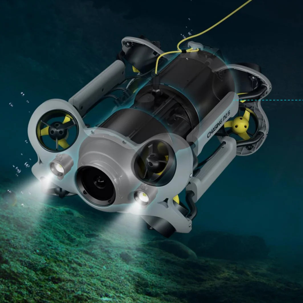 200M Advanced Underwater Rov Robot with Arm Chasing M2 S Underwater Drone 200WH Battery 4K Camera Diving Water Drone