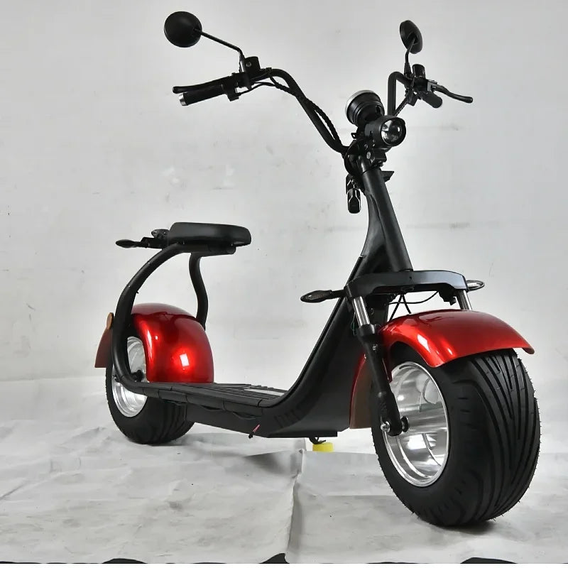 electric motorcycle wide wheel motorized bike Electric scooter