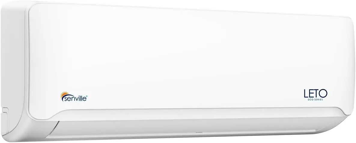 LETO Series Mini Split Air Conditioner Heat Pump, 24000 BTU 208/230V, Inverter, Works with Alexa, SEER2 18, 2 Ton, White